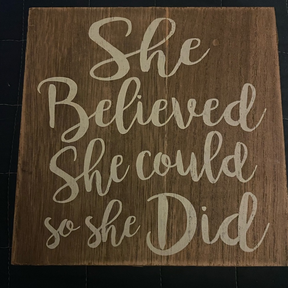 Inspirational Brown and White Wall Art